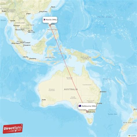 AU$248 Cheap flights from Melbourne to Manila (MEL to MNL).